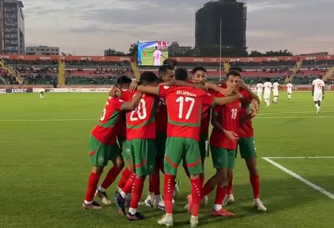 المنتخب الوطني ينتصر أمام أنغولا في افتتاحية الشان بكينيا المنتخب الوطني ينتصر أمام أنغولا في افتتاحية الشان بكينيا