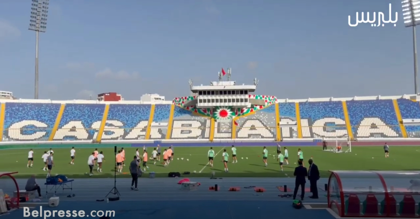 المنتخب الجزائري يخوض مرانه الأخير في ملعب محمد الخامس