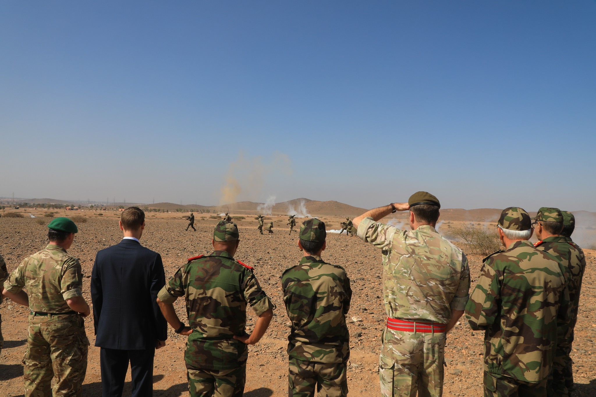 “جبل الصحراء” يجمع المغرب وبريطانيا في مناورات عسكرية(صور)