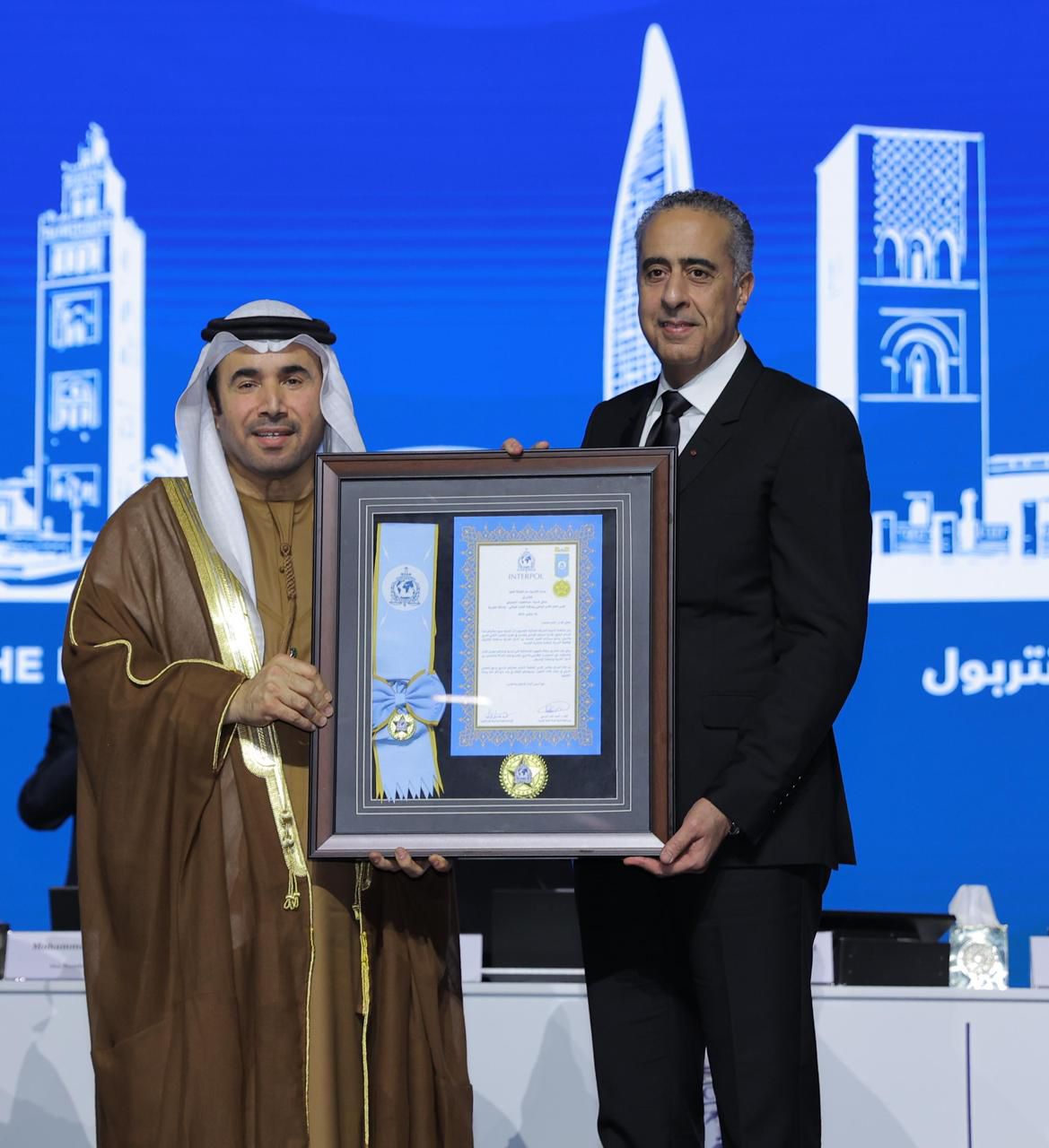 الأنتربول توشّح حموشي بوسام رفيع