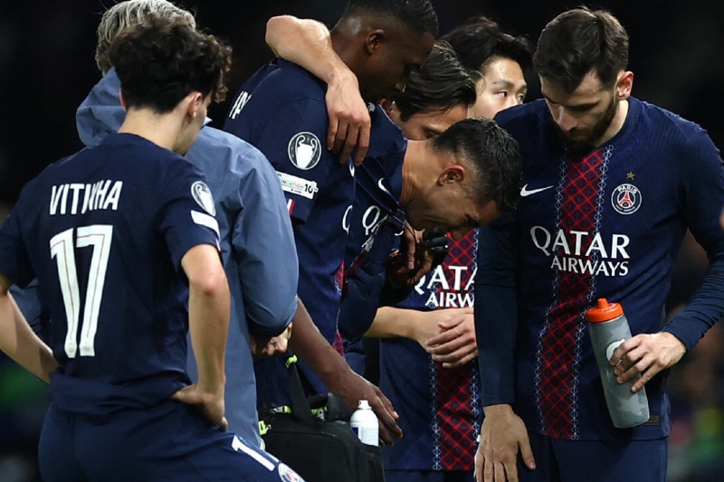 التواء حاد في الكاحل..باريس سان حرمان يكشف طبيعة إصابة حكيمي