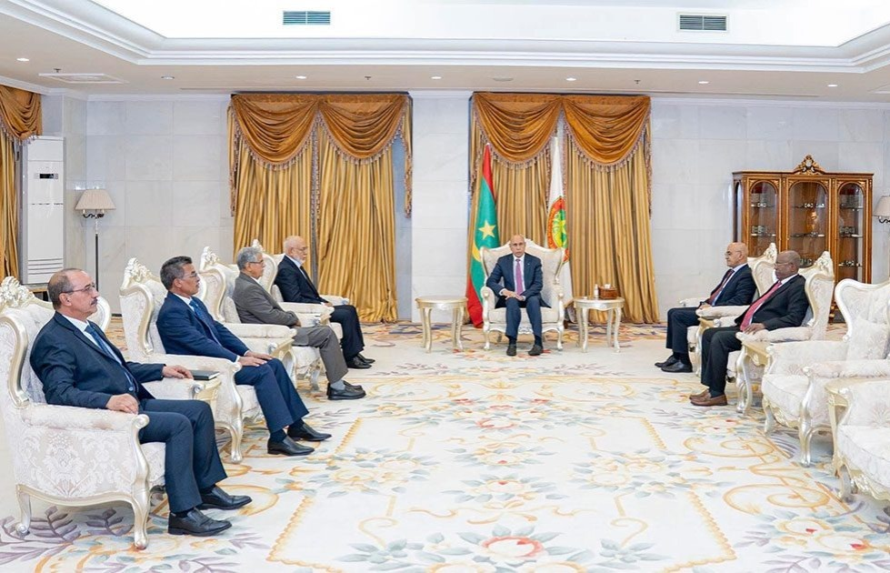 منهم عسكريون..ولد الغزواني يستقبل وفدا من قادة البوليساريو