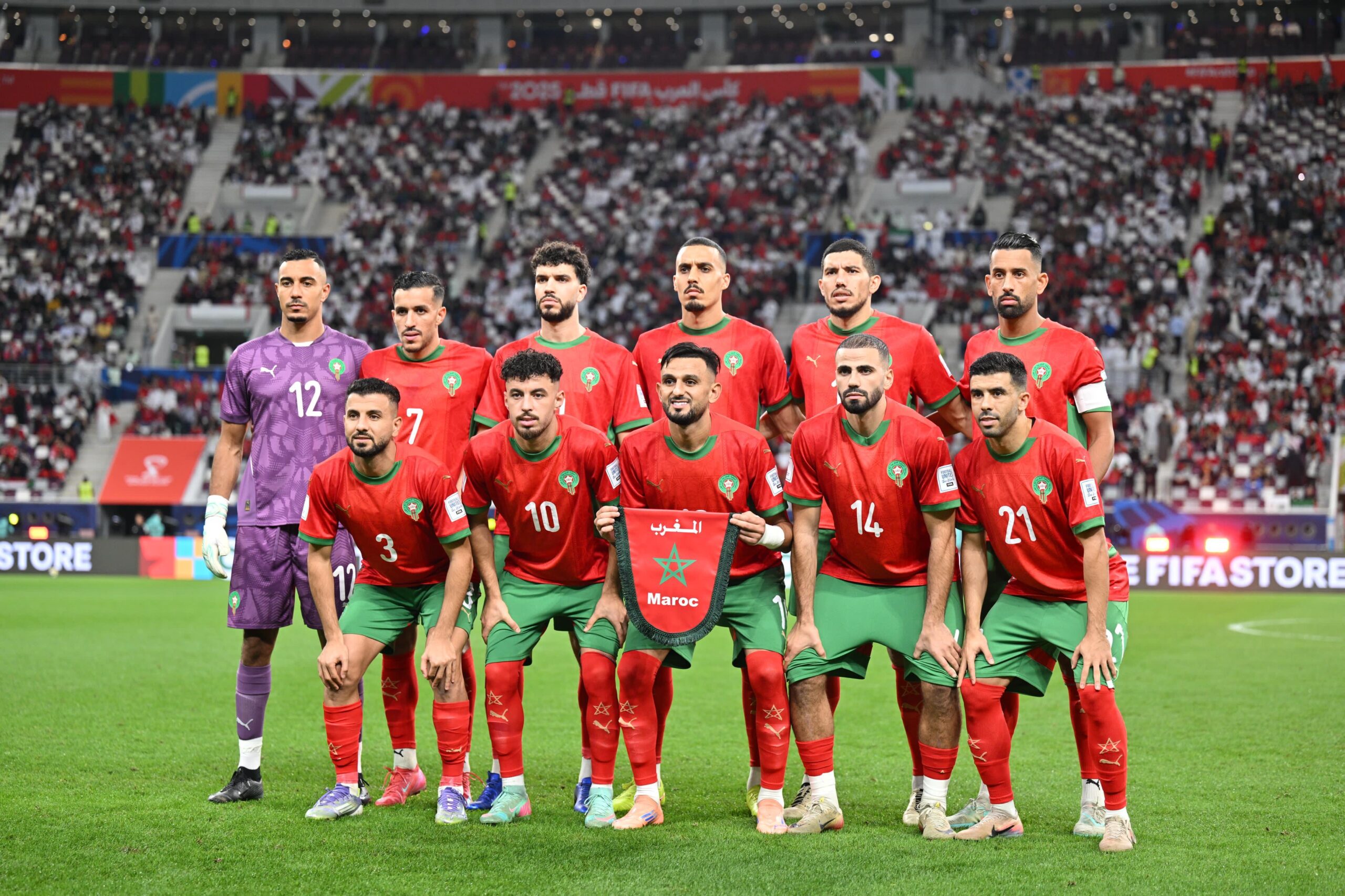 نهائي 12 نهائي كأس العرب بين المغرب والأردن..الموعد والقنوات الناقلة