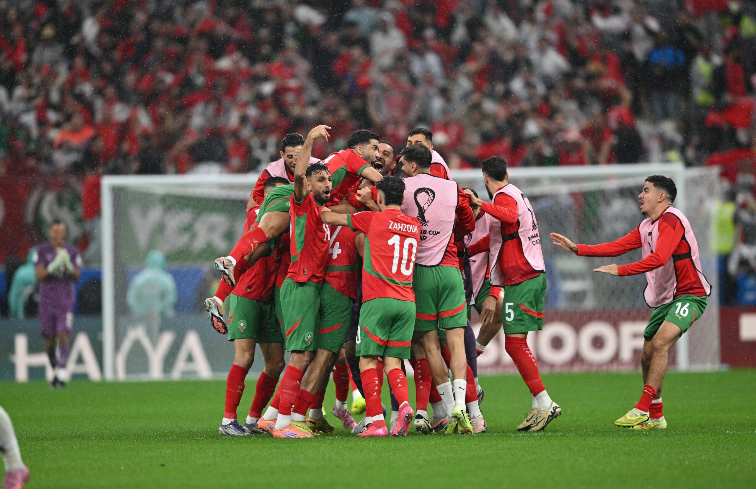نهائي 16 المغرب يتوج بكأس العرب بعد انتصار دراماتيكي على الأردن