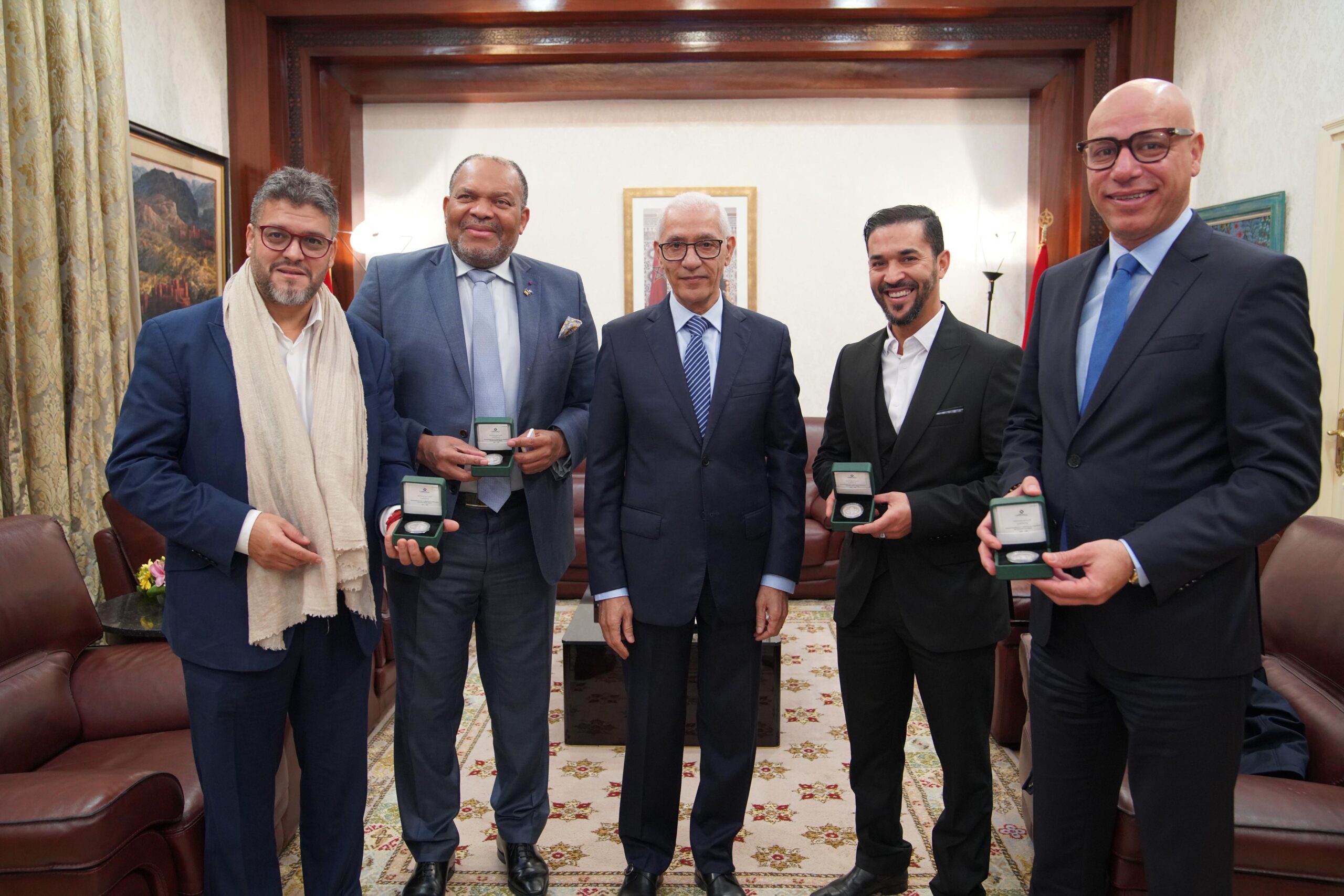 رئيس مجلس النواب يجري مباحثات مع رئيس وأعضاء برلمان جهة بروكسيل