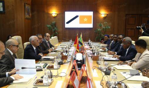 العلمي يجري مباحثات مع وفد من تنزانيا