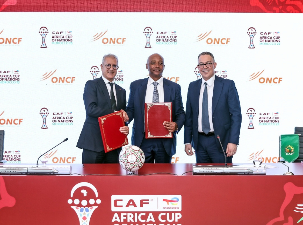 كأس أمم إفريقيا 20 اتفاقية بين الكاف وONCF تعزز جاهزية المغرب لـ”الكان”