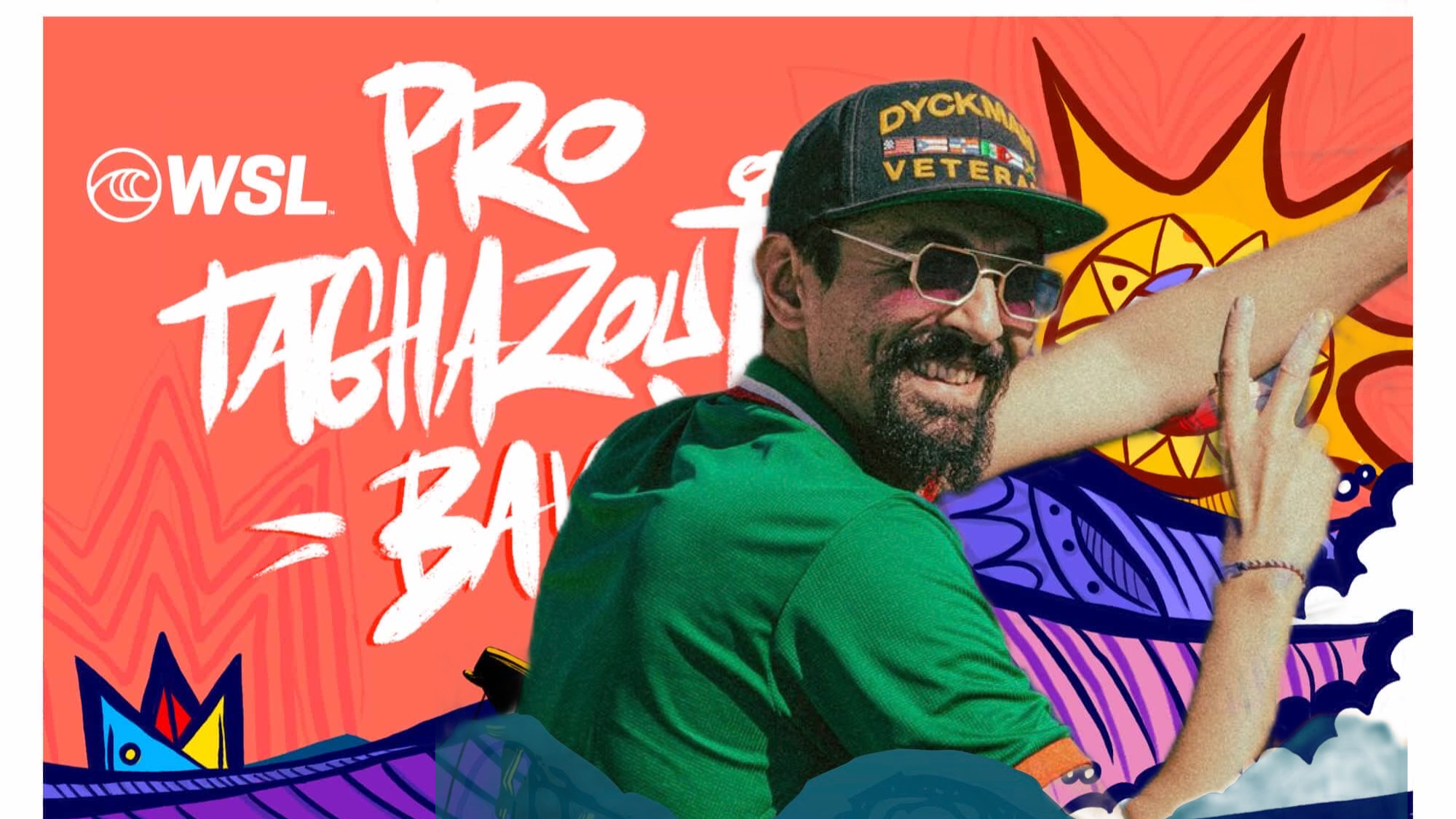 زعموم يبدع الملصق الترويجي ل WSL Pro Taghazout Bay
