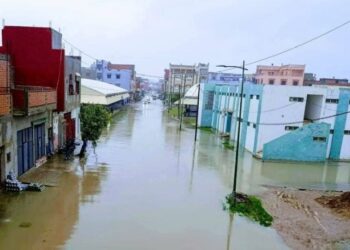 الفياضانات تعود لمدينة القصر الكبير