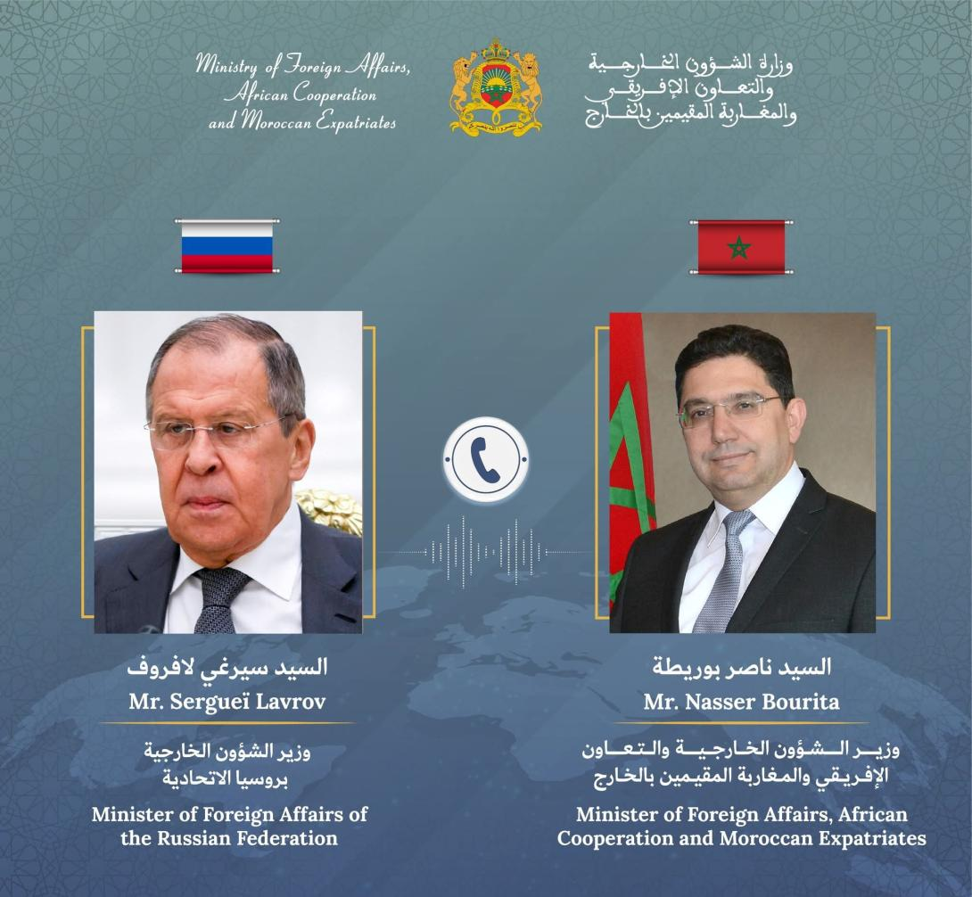 لافروف 21 اتصال هاتفي بين بوريطة ولافروف