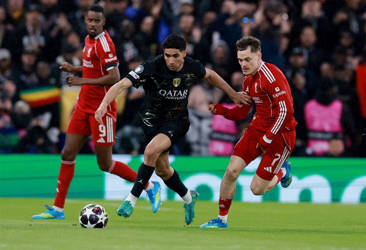 باريس سان جيرمان يطيح بليفربول ويتأهل لنصف نهائي دوري الأبطال