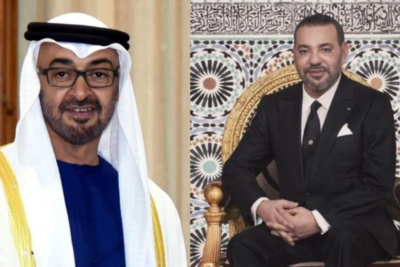 جلالة الملك يتباحث مع رئيس دولة الإمارات