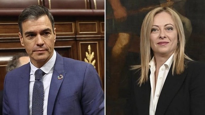 سانشيز وميلوني يدخلان على خط الهجرة الجماعية نحو سبتة المحتلة سانشيز وميلوني يدخلان على خط الهجرة الجماعية نحو سبتة المحتلة