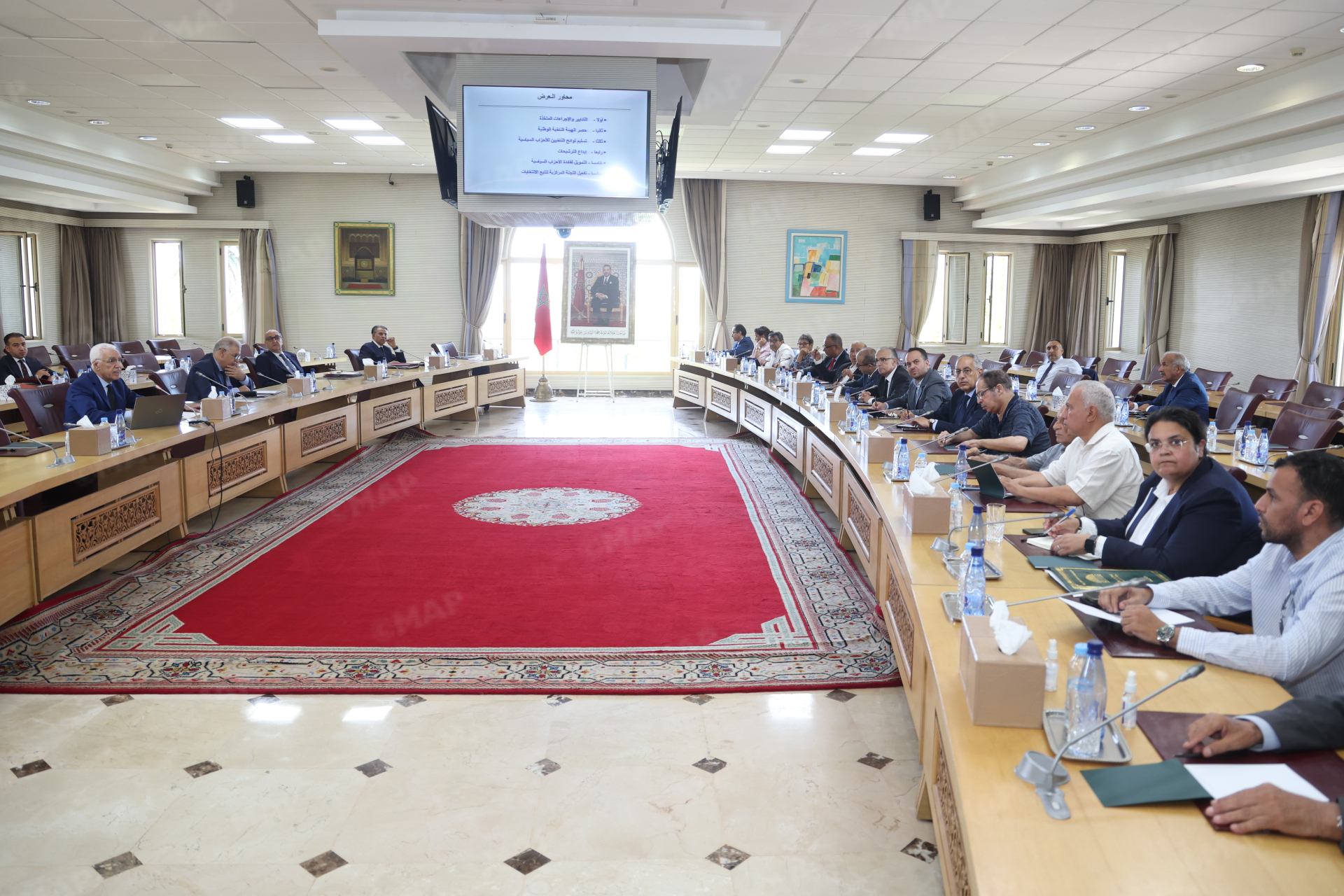 خلاصات لقائي وزير الداخلية مع قادة الأحزاب حول الانتخابات خلاصات لقائي وزير الداخلية مع قادة الأحزاب حول الانتخابات