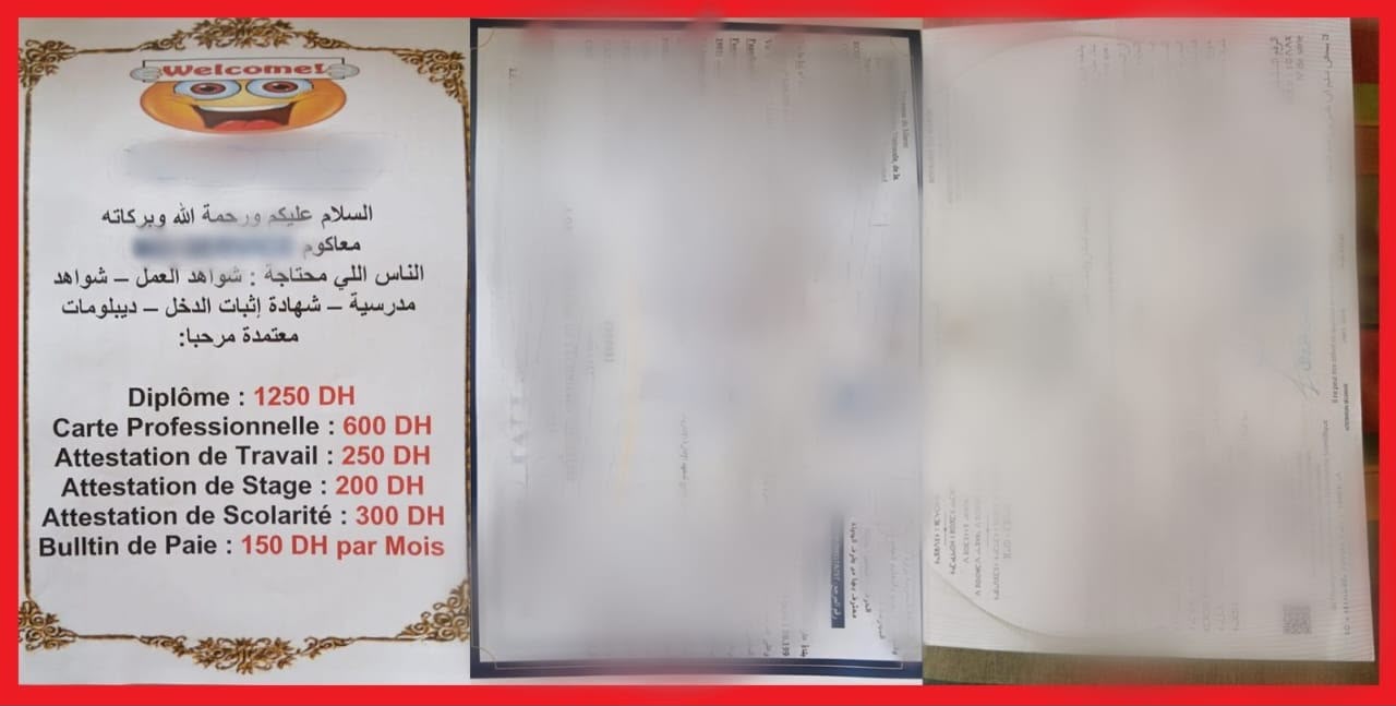 بيع دبلومات وشهادات دراسية مزورة على الفيسبوك يورط عشرينيا بمكناس بيع دبلومات وشهادات دراسية مزورة على الفيسبوك يورط عشرينيا بمكناس