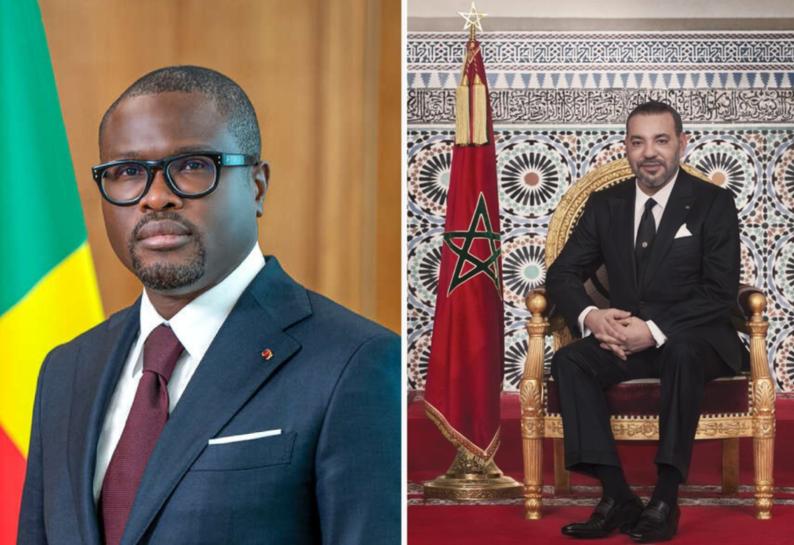 تحيات أخوية من رئيس بنين إلى الملك ورغبة في تطوير العلاقات تحيات أخوية من رئيس بنين إلى الملك ورغبة في تطوير العلاقات