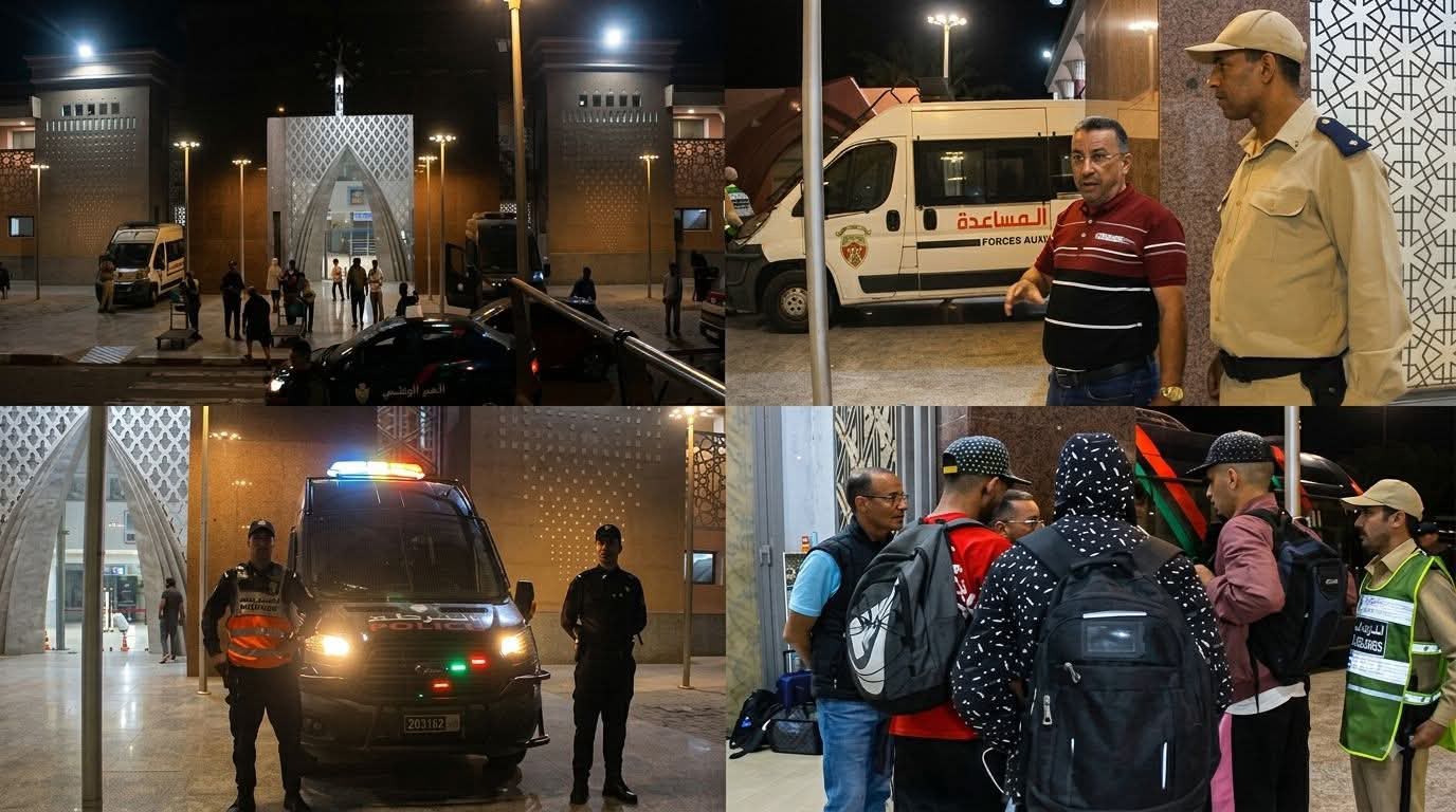 السلطات المحلية بالعيون تشدد المراقبة بالمحطة الطرقية لمواجهة الهجرة السلطات المحلية بالعيون تشدد المراقبة بالمحطة الطرقية لمواجهة الهجرة
