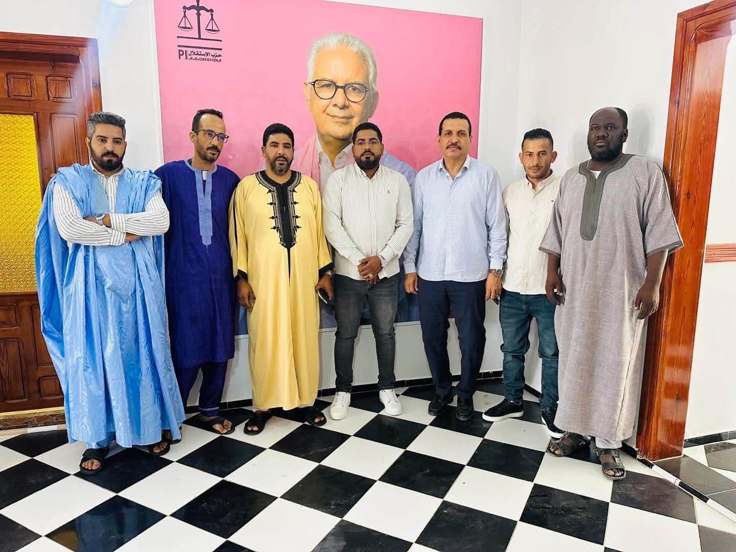 الداخلة 14 المستشار الجماعي أحمد الشويعر يلتحق بحزب الاستقلال بالداخلة