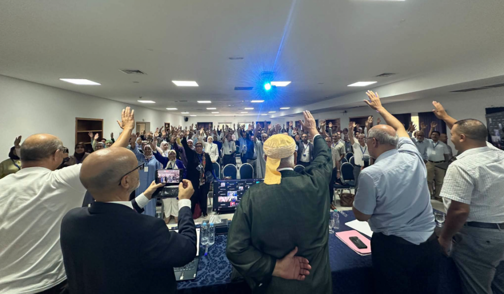 المجلس الوطني للعدالة والتنمية يصوت بالإجماع على الاصطفاف في المعارضة المجلس الوطني للعدالة والتنمية يصوت بالإجماع على الاصطفاف في المعارضة
