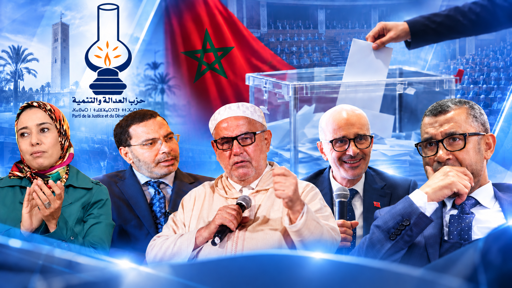 ماء العينين والأزمي والخلفي..”البيجيدي” يعود بـ54 مقعدا ويربك الأوراق ماء العينين والأزمي والخلفي..”البيجيدي” يعود بـ54 مقعدا ويربك الأوراق