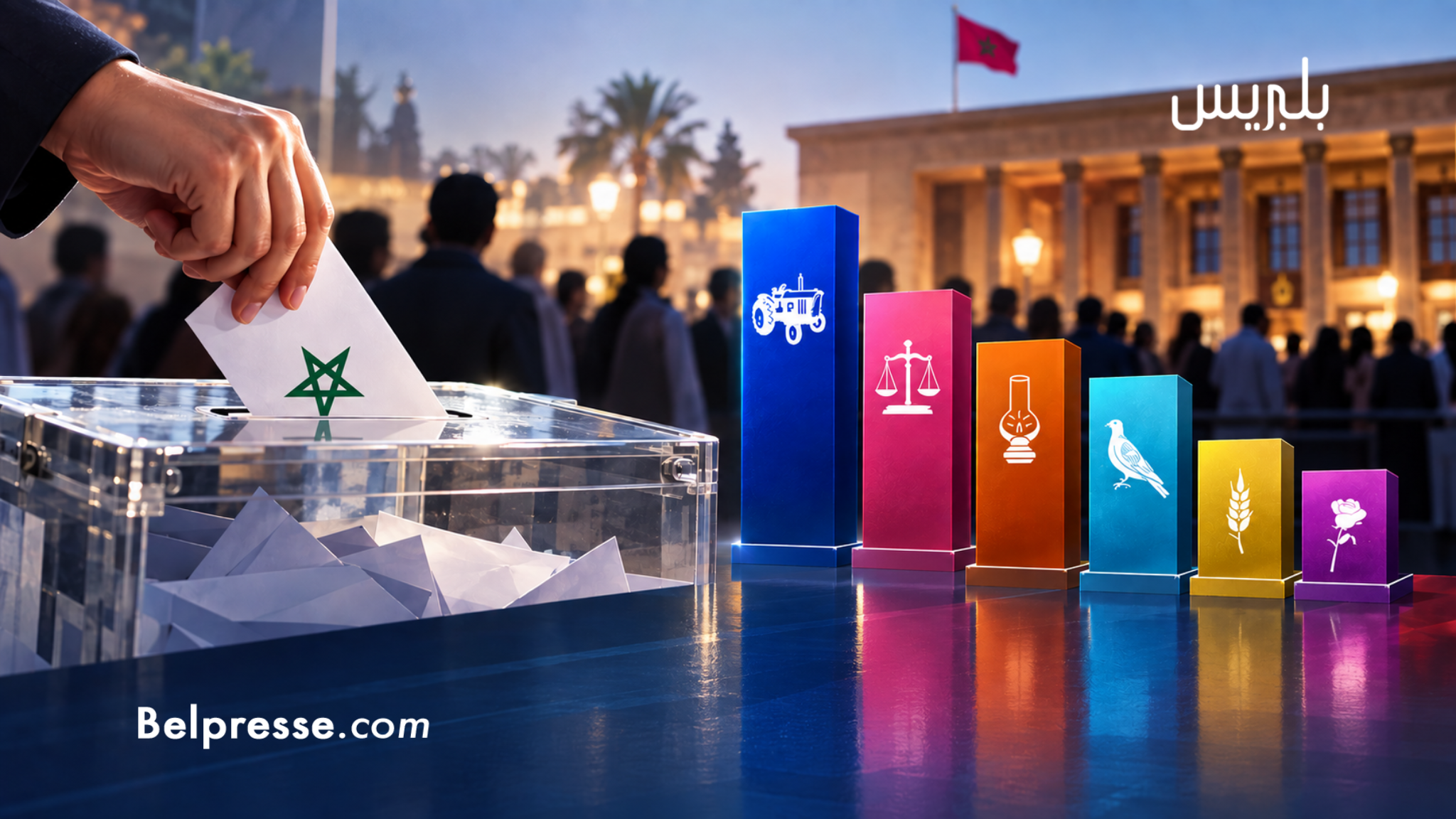 الأصوات تقلب الموازين..البام والاستقلال والبيجيدي يتصدرون والأحرار رابعا الأصوات تقلب الموازين..البام والاستقلال والبيجيدي يتصدرون والأحرار رابعا