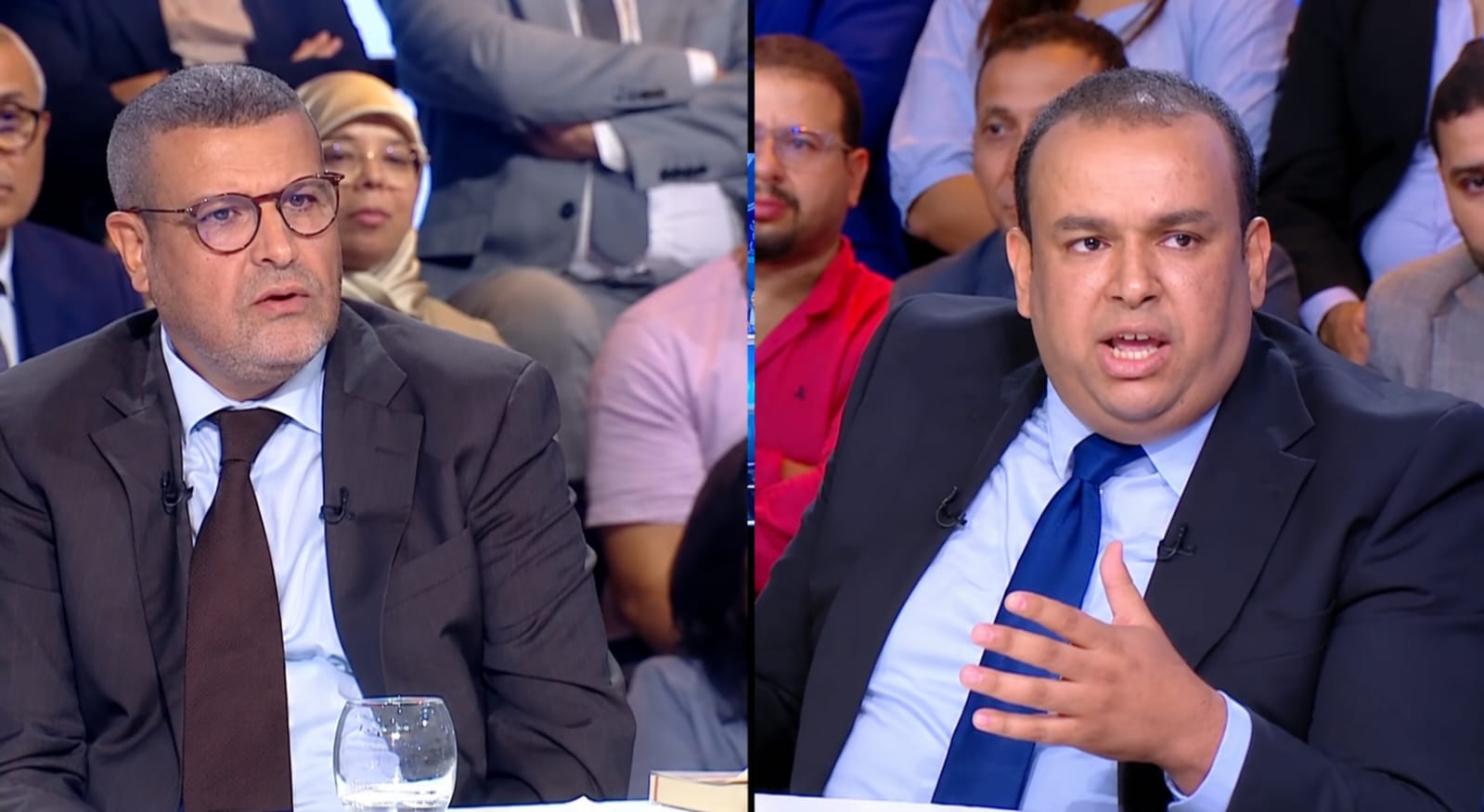 “صاك طنجة” يفجر سجالا حادا بين عيروض وحيكر على المباشر (فيديو) “صاك طنجة” يفجر سجالا حادا بين عيروض وحيكر على المباشر (فيديو)